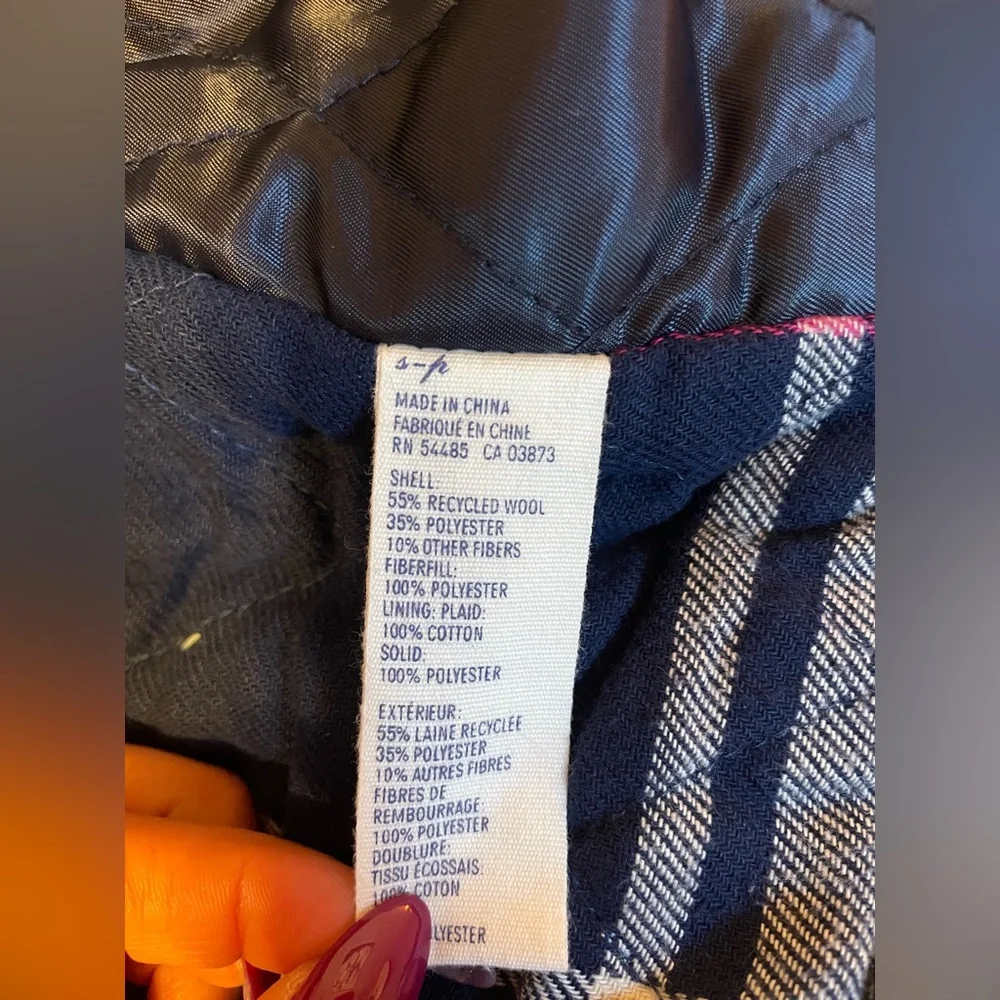 Charcoal Grey Wool Blend American Eagle Peacoat - Picture 7 of 11